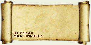 Jagoda Blažić vizit kartica